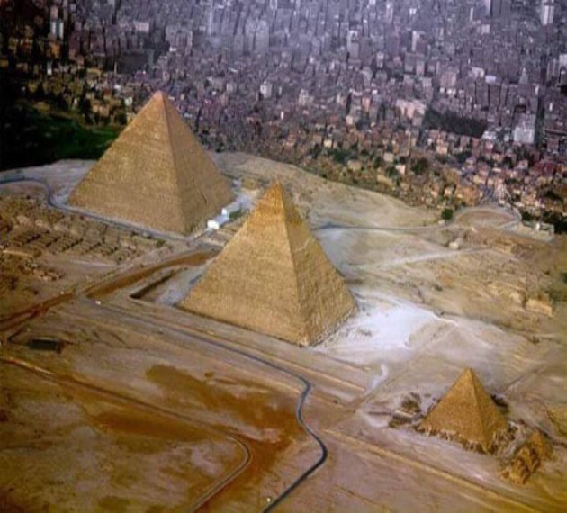 Les pyramides de Gizeh