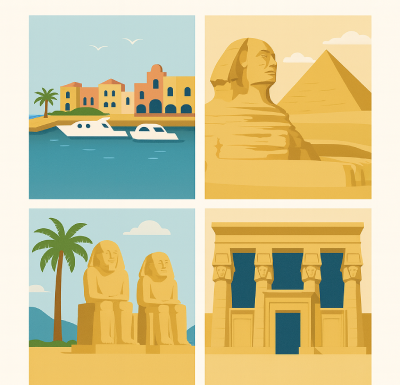 Programme de 10 jours – Hurghada (4 jours), Le Caire (3 jours), Louxor (3 jours)